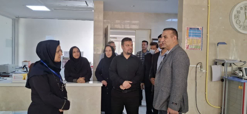 بازدید رئیس دانشگاه علوم پزشکی اراک از شبکه بهداشت و درمان شهرستان تفرش