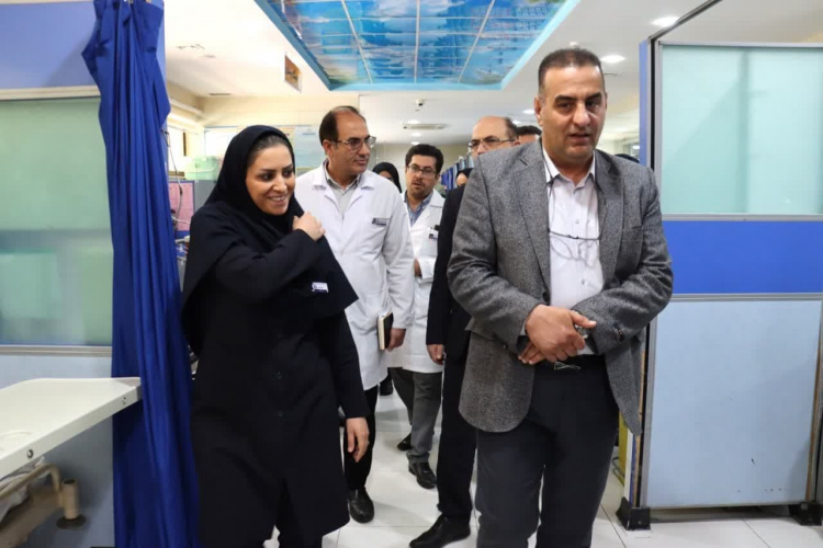 بازدید رییس دانشگاه علوم پزشکی اراک از مرکز آموزشی درمانی امیرالمومنین(ع) +فیلم