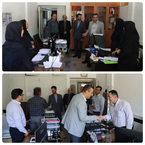 دیدار صمیمانه رئیس دانشگاه علوم پزشکی اراک با کارکنان ستاد به مناسبت روز کارمند