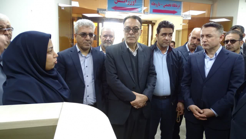 بازدید مسئولان از بیمارستان مهر خنداب / تأکید بر توسعه زیرساخت‌های درمانی