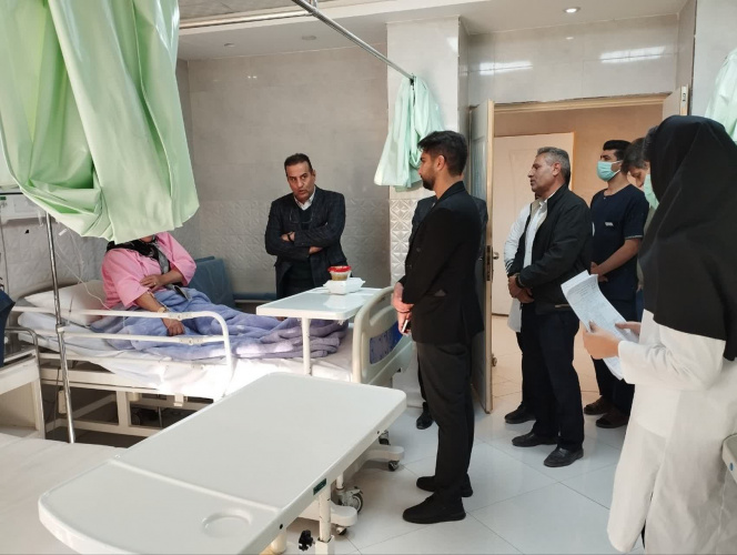 بازدید رئیس دانشگاه علوم پزشکی اراک از بیمارستان امام سجاد(ع) آشتیان