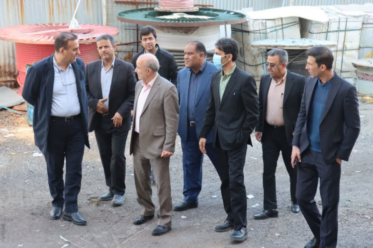 بازدید رئیس دانشگاه علوم پزشکی اراک از پروژه‌های عمرانی
