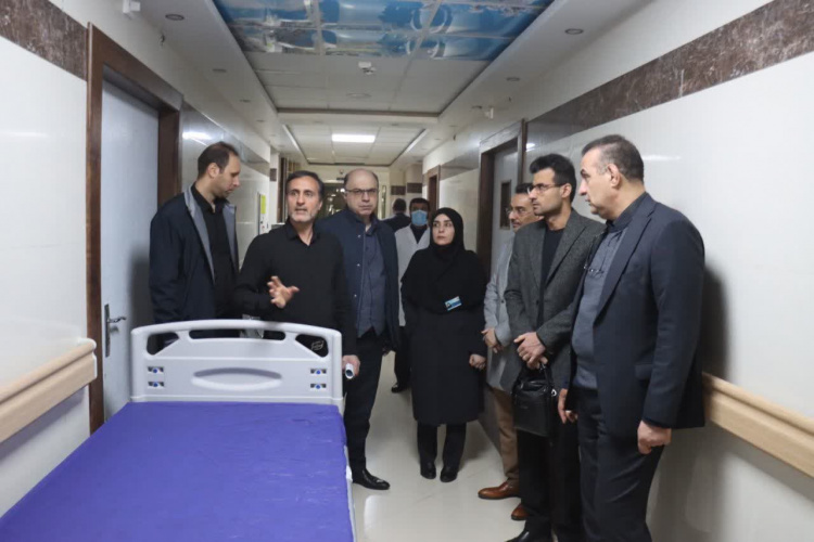 بازدید رییس دانشگاه علوم پزشکی اراک از بیمارستان تامین اجتماعی شازند