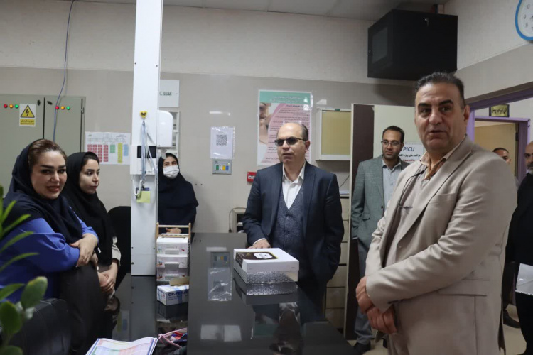 بازدید رییس دانشگاه علوم پزشکی اراک از بیمارستان امیرکبیر