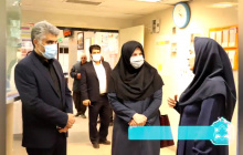 بازدید دکتر محمدی مشاور عالی رییس دانشگاه علوم پزشکی اراک و دکتر صالح فرد مدیر امور بیماری ها دانشگاه از بیمارستان امیرکبیر