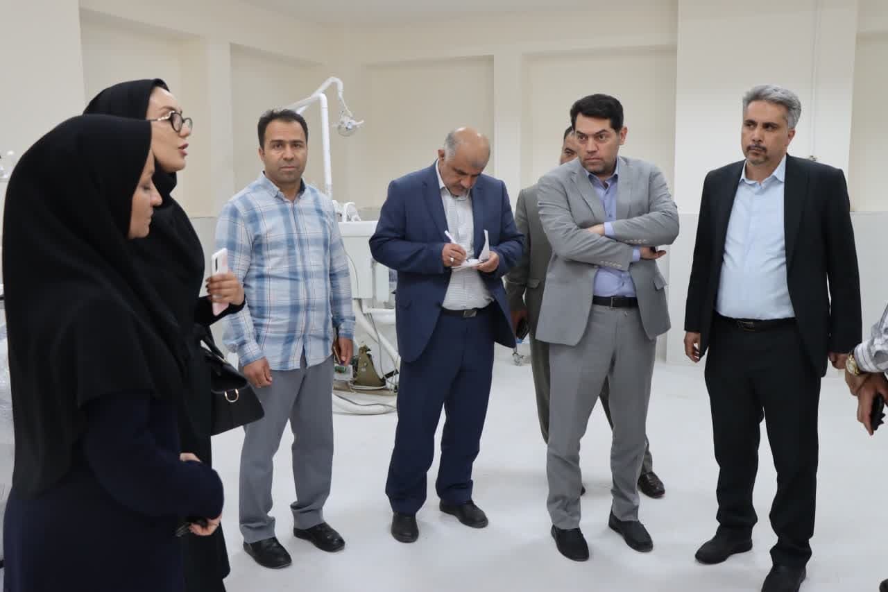 بازدید رییس دانشگاه علوم پزشکی اراک از ساختمان های در حال ساخت دانشکده های بهداشت، دندانپزشکی و توانبخشی