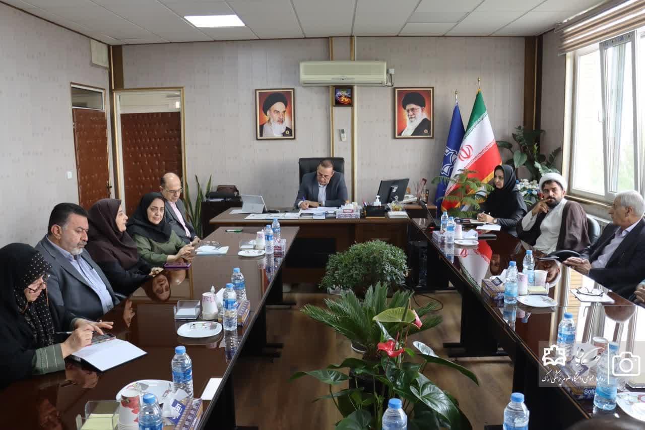 برگزاری نشست هم‌اندیشی هیئت اجرایی انجمن اهدای عضو استان مرکزی با رئیس دانشگاه علوم پزشکی اراک
