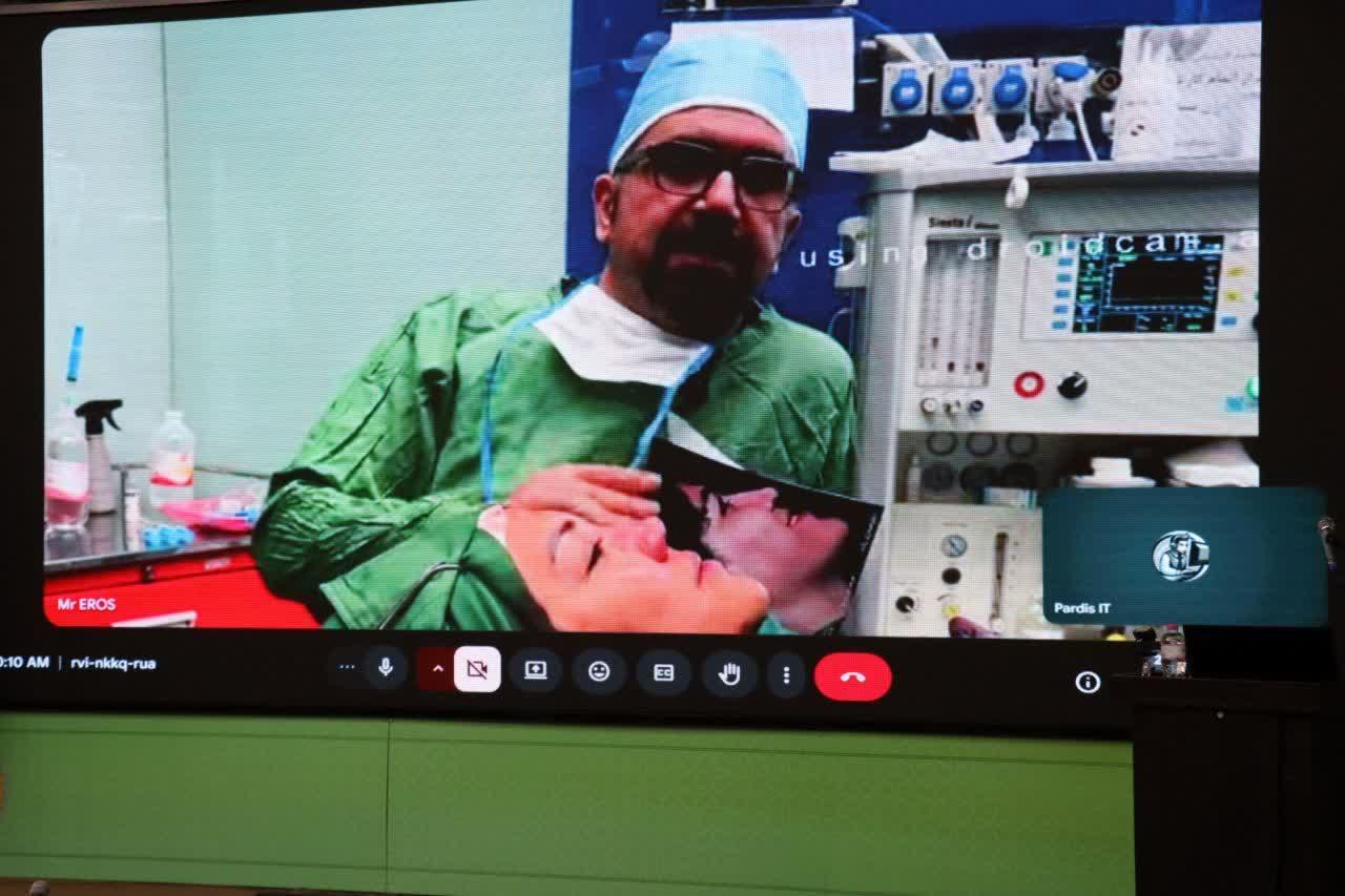 ارتباط آنلاین جراحان دانشگاه علوم پزشکی اراک با المپیاد بین‌المللی جراحی