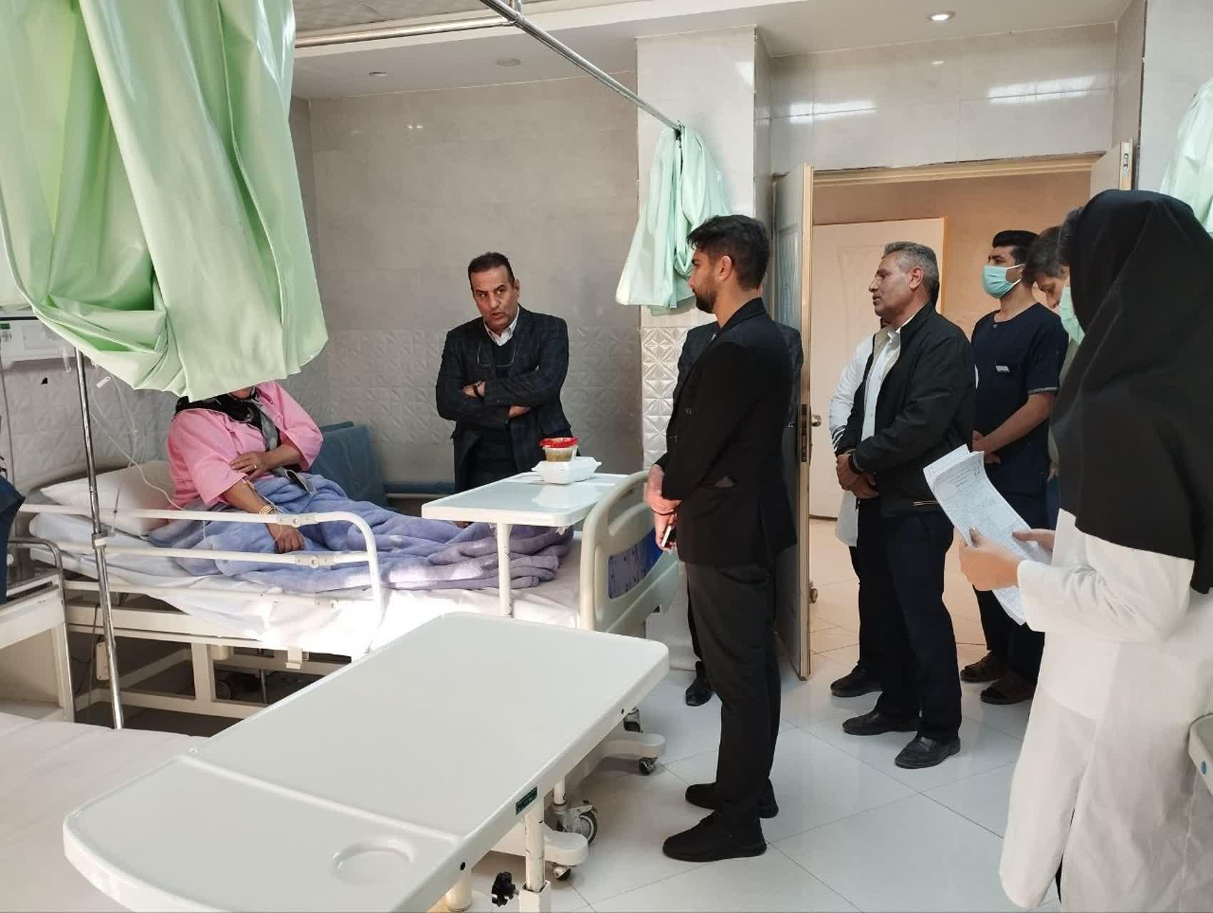 بازدید رئیس دانشگاه علوم پزشکی اراک از بیمارستان امام سجاد(ع) آشتیان