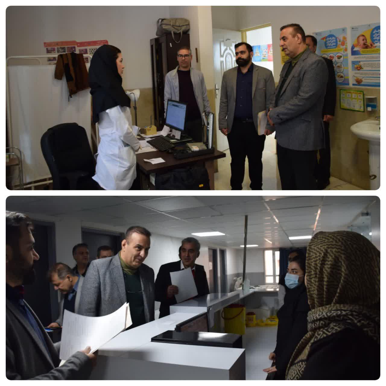 بازدید رئیس دانشگاه علوم پزشکی اراک از مجموعه‌های بهداشتی و درمانی شهرستان محلات