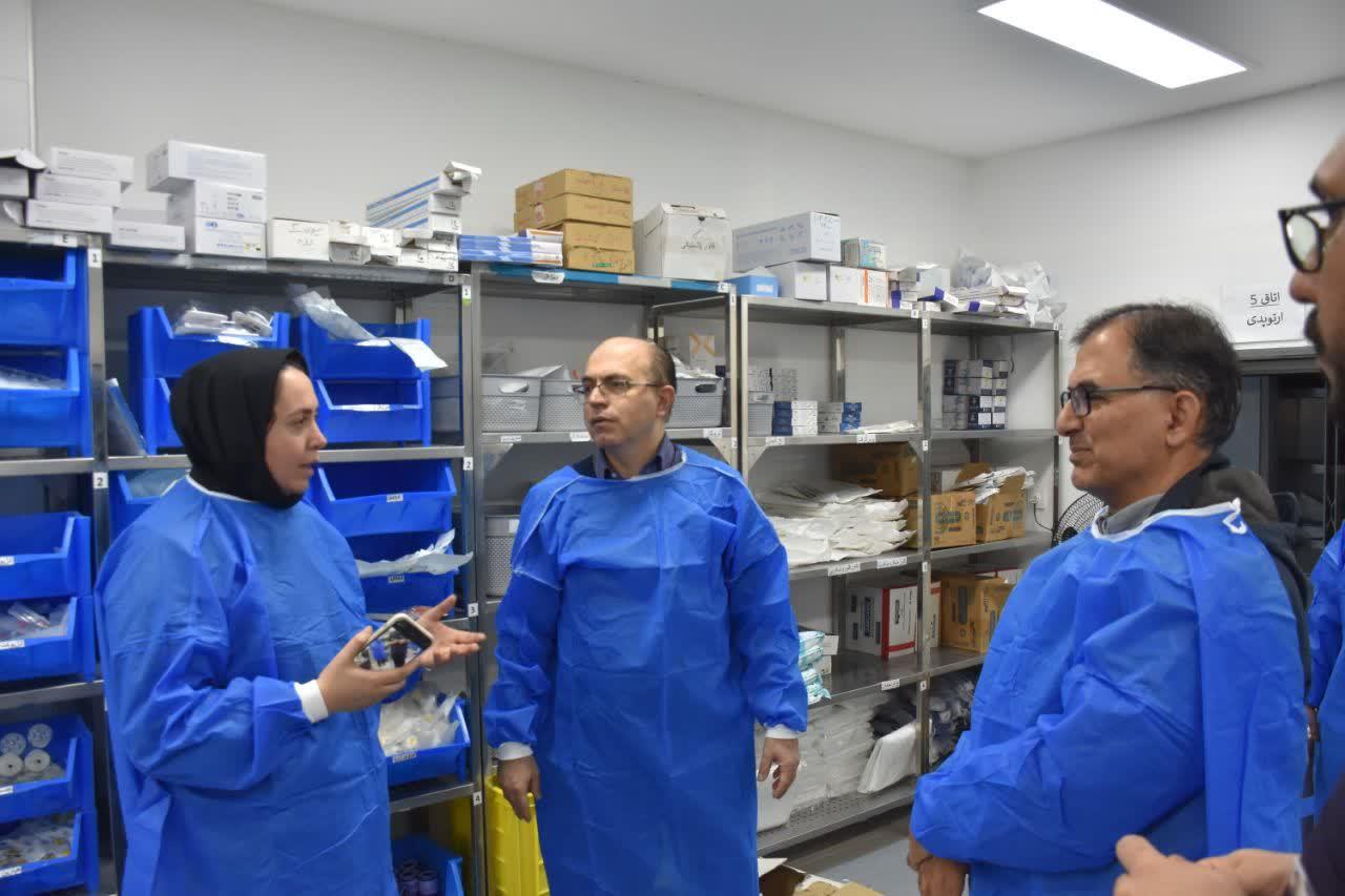 بازدید مسئولان وزارت بهداشت از بیمارستان حضرت ولیعصر(عج) اراک