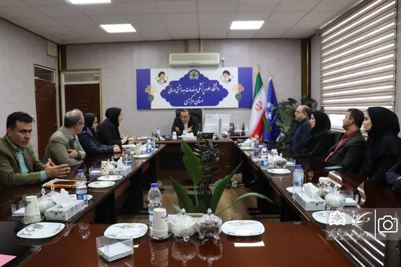 برگزاری جلسه جمع‌بندی پروژه‌های عمرانی دانشگاه علوم پزشکی اراک با حضور رئیس دانشگاه
