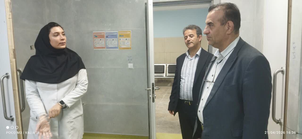 بازدید سرزده رییس دانشگاه علوم پزشکی از مرکز آموزشی درمانی حضرت ولیعصر (عج)