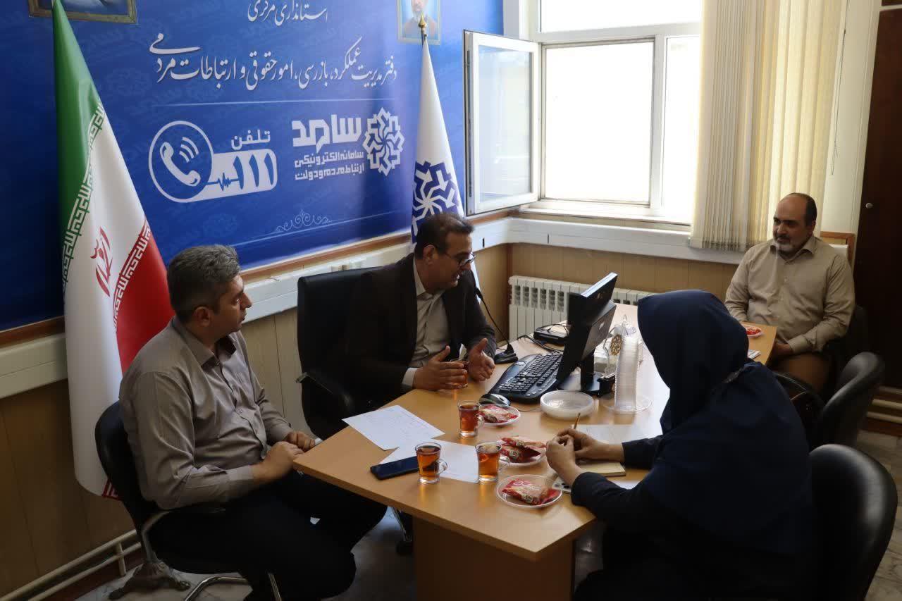 پاسخگویی بی‌واسطه به مطالبات سلامت؛ حضور رئیس دانشگاه علوم پزشکی اراک در سامانه سامد