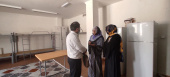 The visit of the director of international affairs of the university to Masoumeh and Reyhaneh dormitories