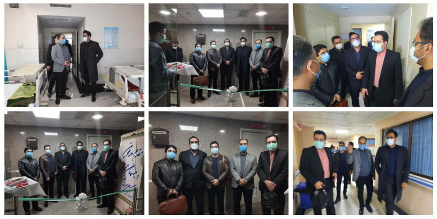 Inauguration of the maxillofacial surgery department with the presence of the officials of Arak University of Sciences